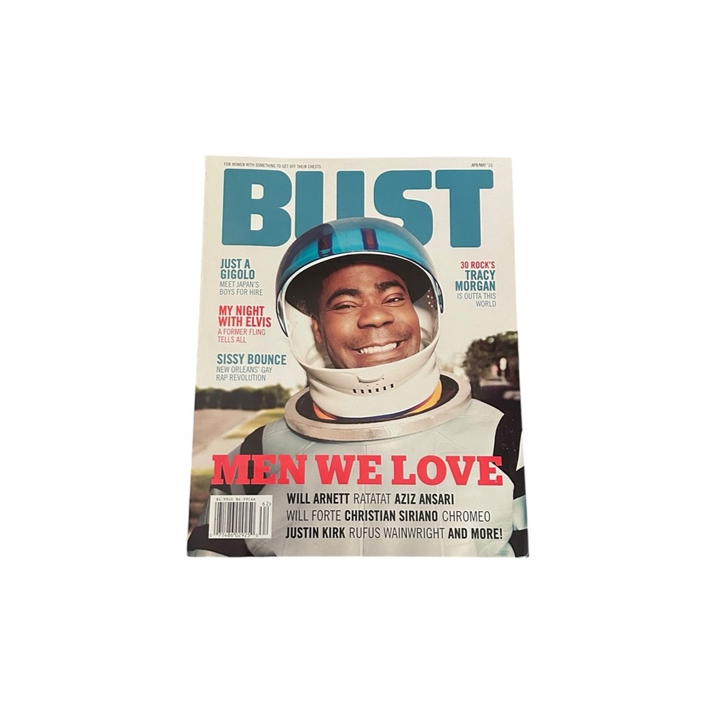 BUST Magazine April/May 2010 "Men We Love" Tracy Morgan Cover Indie Feminism